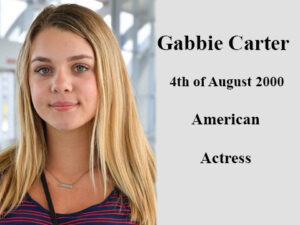 Gabbie Carter Wiki