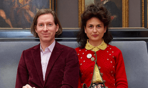 Juman Malouf with Wes Anderson